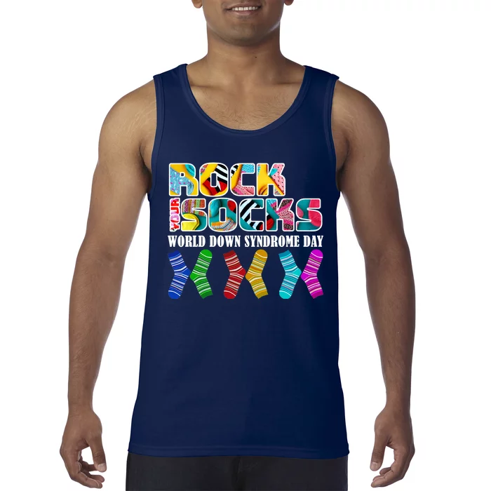 Rock Your Socks For World Down Syndrome Day Tank Top