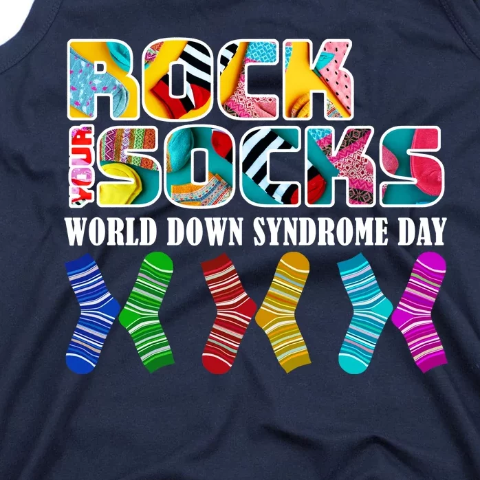 Rock Your Socks For World Down Syndrome Day Tank Top