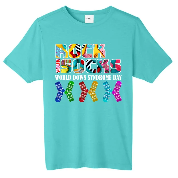 Rock Your Socks For World Down Syndrome Day ChromaSoft Performance T-Shirt