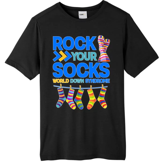 Rock Your Socks World Down Syndrome Awareness Day ChromaSoft Performance T-Shirt