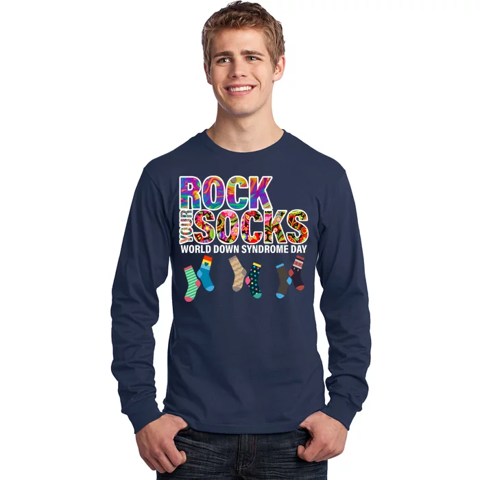 Rock Your Socks World Down Syndrome Day Long Sleeve Shirt