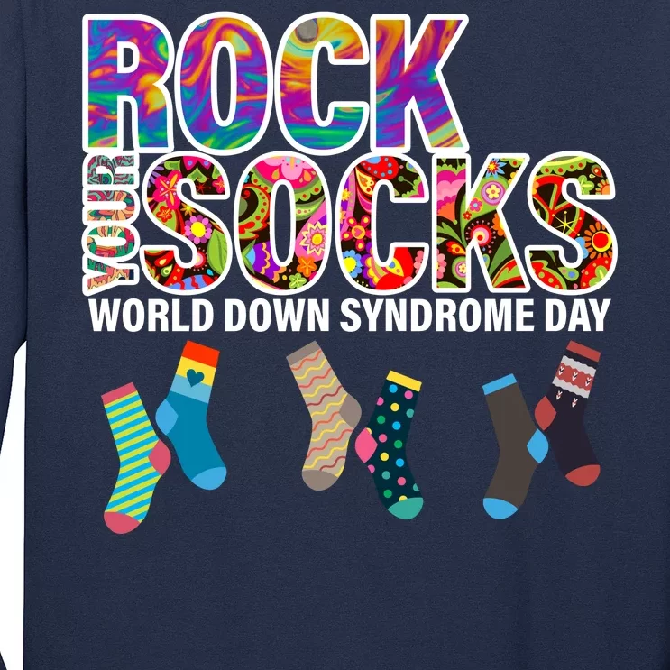 Rock Your Socks World Down Syndrome Day Long Sleeve Shirt