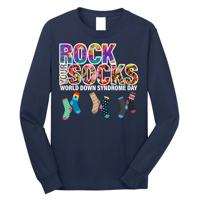 Rock Your Socks World Down Syndrome Day Long Sleeve Shirt