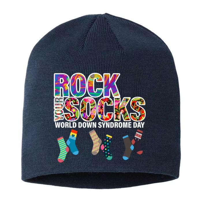 Rock Your Socks World Down Syndrome Day 8 1/2in Sustainable Knit Beanie