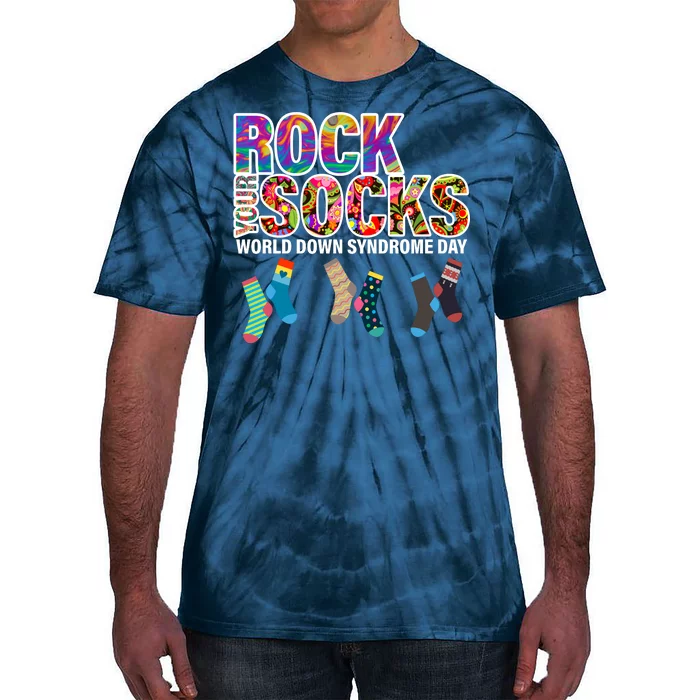 Rock Your Socks World Down Syndrome Day Tie-Dye T-Shirt