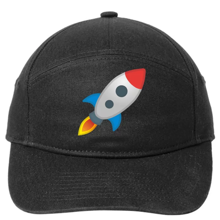 Rocket 7-Panel Snapback Hat