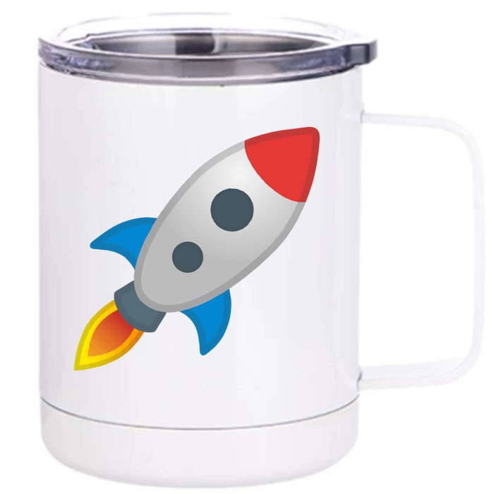 Rocket Front & Back 12oz Stainless Steel Tumbler Cup