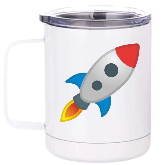 Rocket Front & Back 12oz Stainless Steel Tumbler Cup