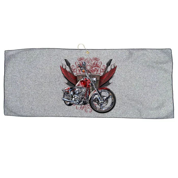 Rockin' Chopper Large Microfiber Waffle Golf Towel