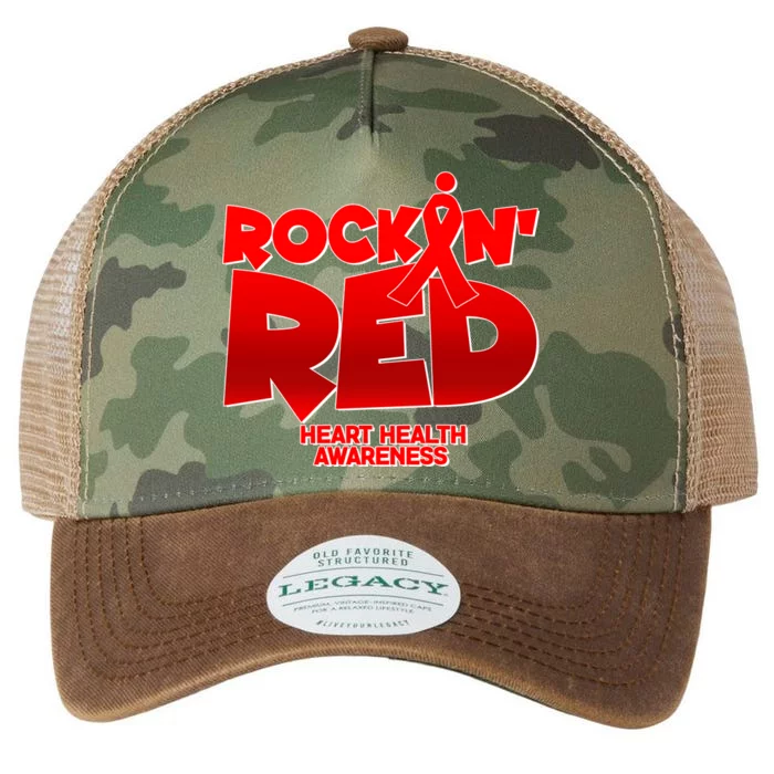 Rockin Red Heart Health Awareness Legacy Tie Dye Trucker Hat