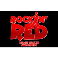 Rockin Red Heart Health Awareness Bumper Sticker