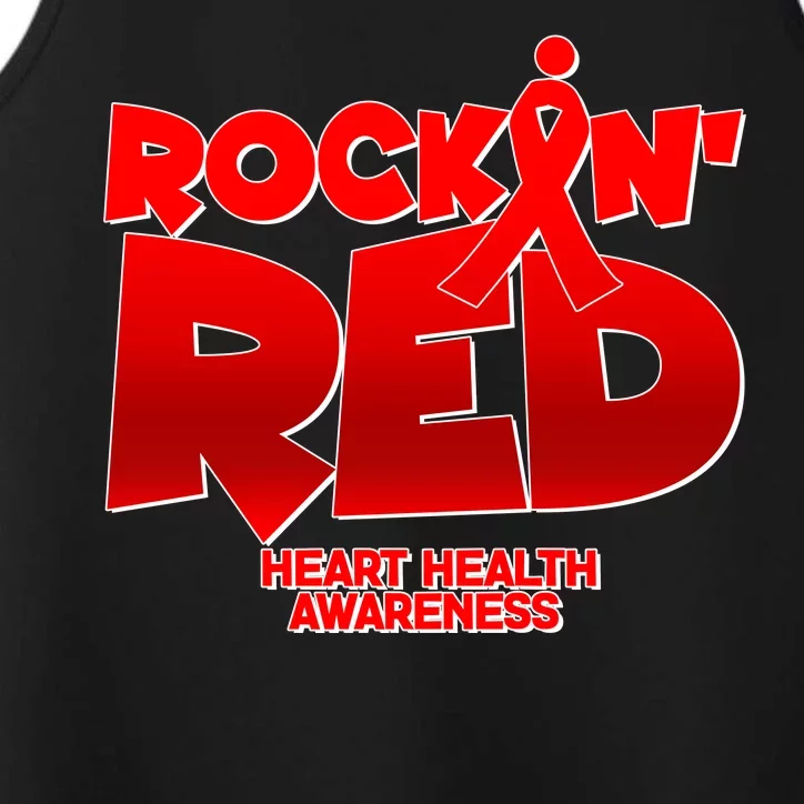 Rockin Red Heart Health Awareness Performance Tank