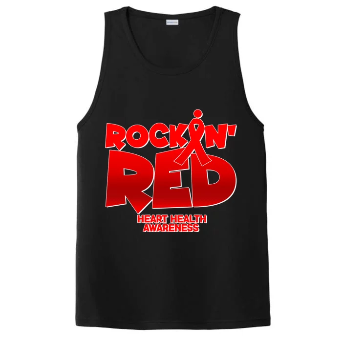 Rockin Red Heart Health Awareness Performance Tank