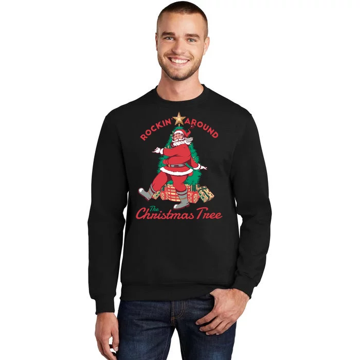 Rockin Santa Tall Sweatshirt