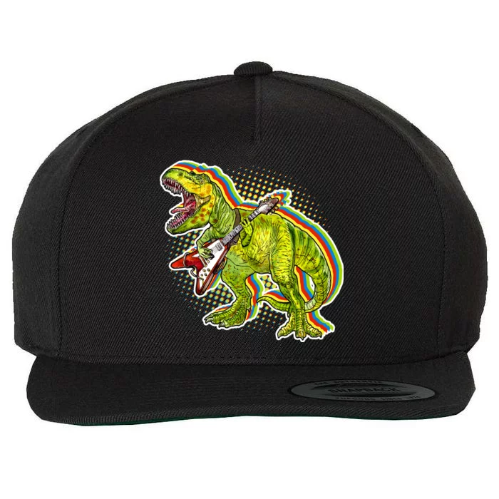 Rockin T-Rex Wool Snapback Cap