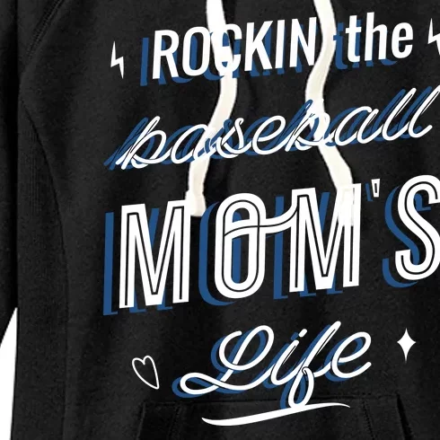 Rockin The Baseball Moms Life Women's Fleece Hoodie