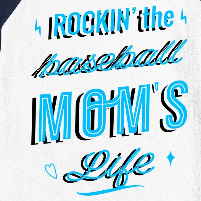 Rockin The Baseball Moms Life Baseball Sleeve Shirt