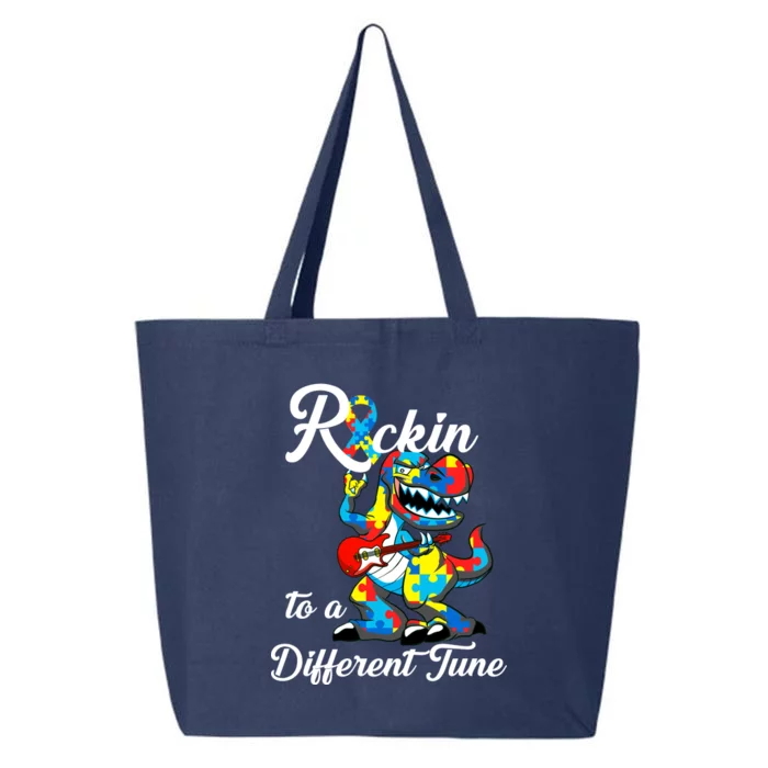 Rockin To A Different Tune Autism Dinosaur 25L Jumbo Tote