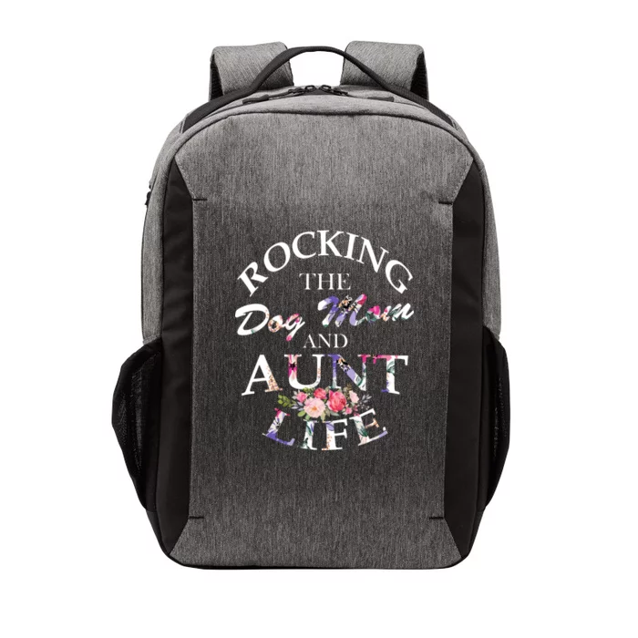 Rocking The Dog Mom And Aunt Life Vector Backpack