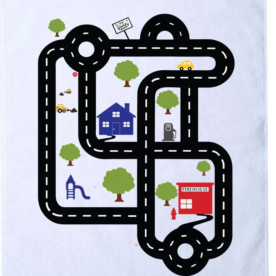 Race On DadS Mat Road On Dad Platinum Collection Golf Towel