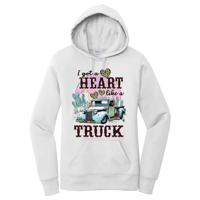 Runs On Dreams And Gasoline I Got A Heart Like A Truck Women's Pullover Hoodie