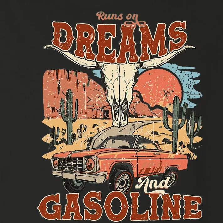 Runs On Dreams And Gasoline I Got A Heart Like A Truck Toddler Long Sleeve Shirt