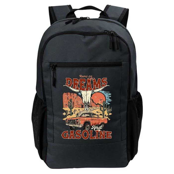 Runs On Dreams And Gasoline Daily Commute Backpack