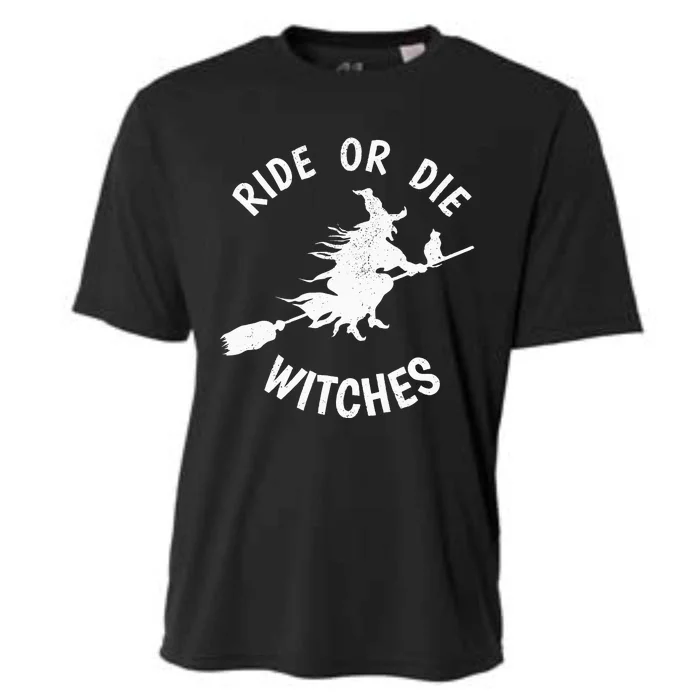 Ride or Die Witches Halloween Cooling Performance Crew T-Shirt