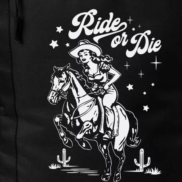 Ride Or Die Cowboy Daily Commute Backpack