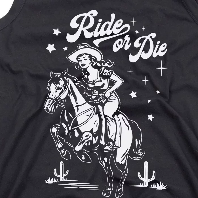 Ride Or Die Cowboy Tank Top