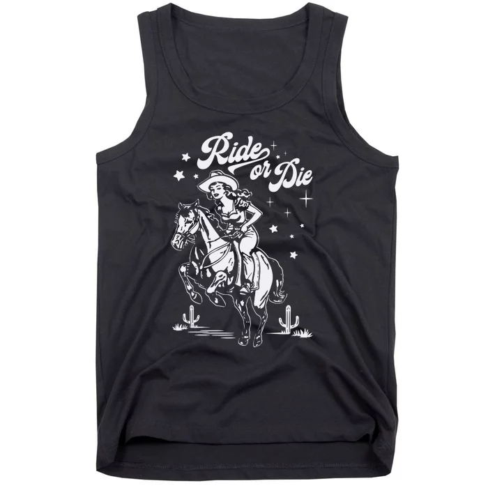 Ride Or Die Cowboy Tank Top