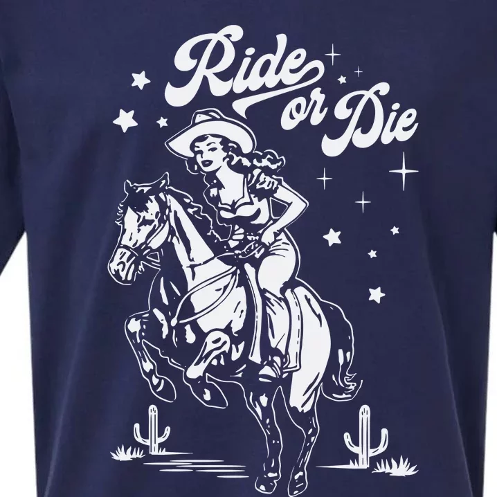 Ride Or Die Cowboy Sueded Cloud Jersey T-Shirt