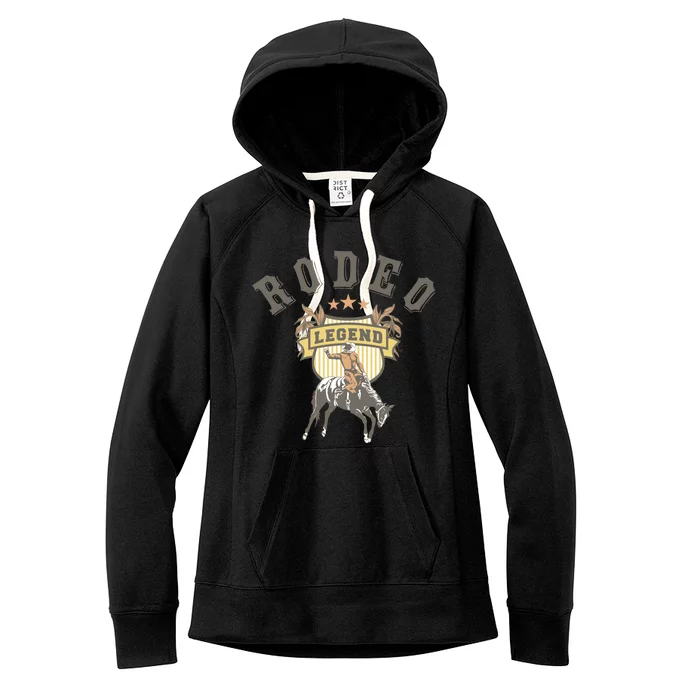 Rodeo Legend Vintage Women's Fleece Hoodie