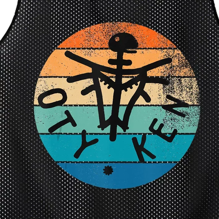 Retro Otyken Ethnic Group Otyken Musical Band Legend Mesh Reversible Basketball Jersey Tank