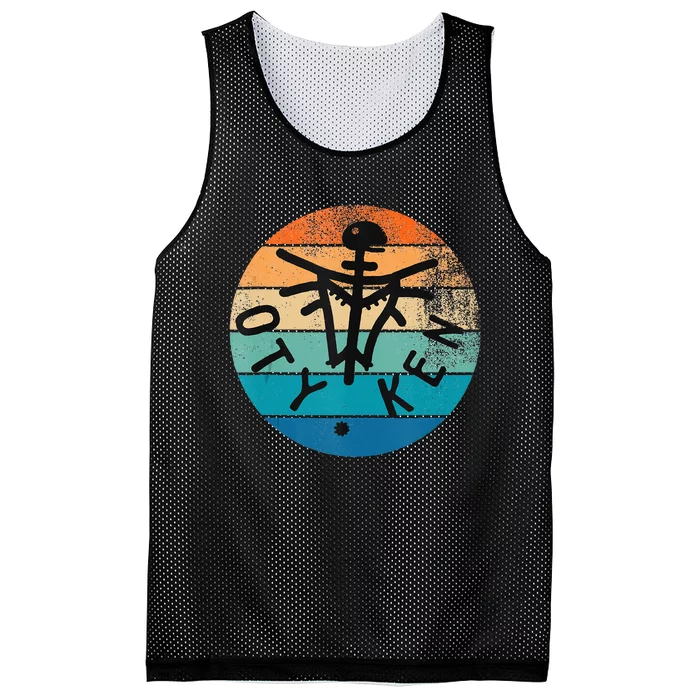 Retro Otyken Ethnic Group Otyken Musical Band Legend Mesh Reversible Basketball Jersey Tank