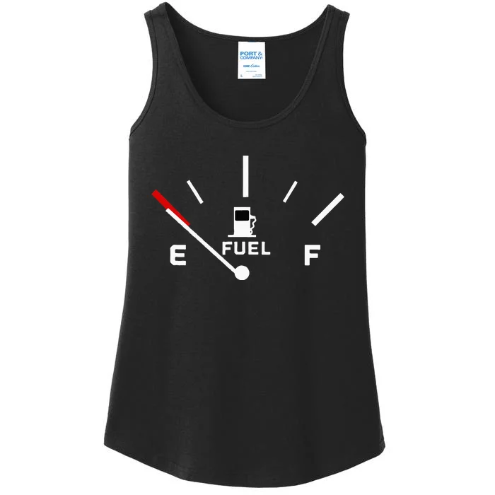 Running On Empty Funny Parenting Ladies Essential Tank