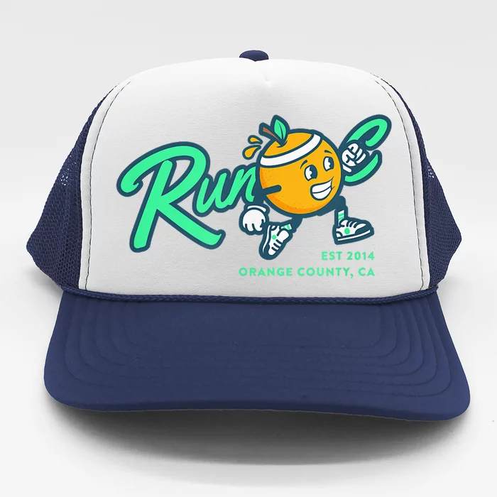 Run Oc Est 2024 Ca 10 Yeas Anniversary Trucker Hat