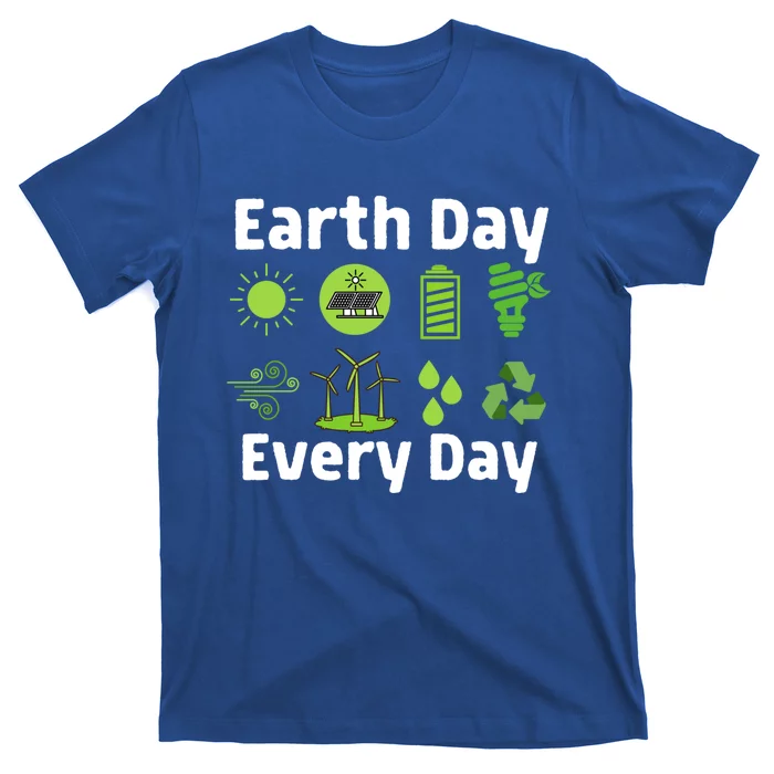 Restore Our Earth Day Every Day Clean Water Wind Energy Gift T-Shirt