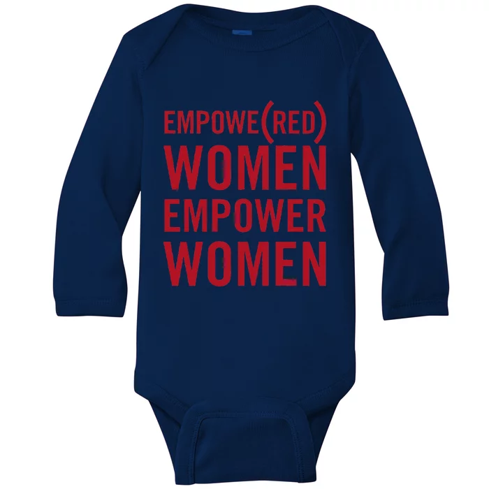 (RED) Originals EMPOWE(RED) Women Baby Long Sleeve Bodysuit