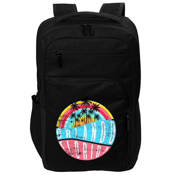 Retro Orlando Florida Icon Impact Tech Backpack