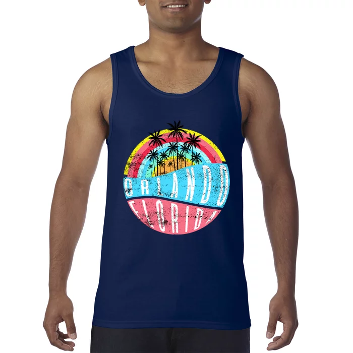 Retro Orlando Florida Icon Tank Top