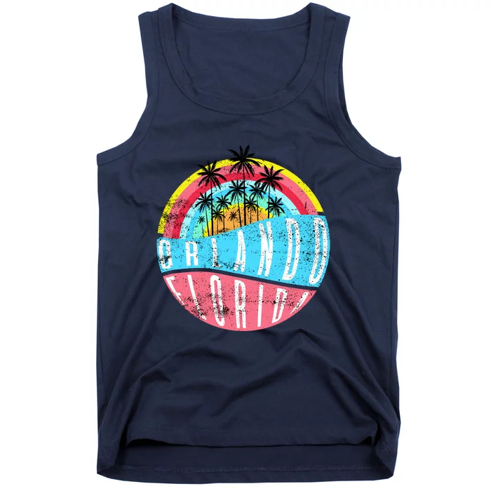 Retro Orlando Florida Icon Tank Top