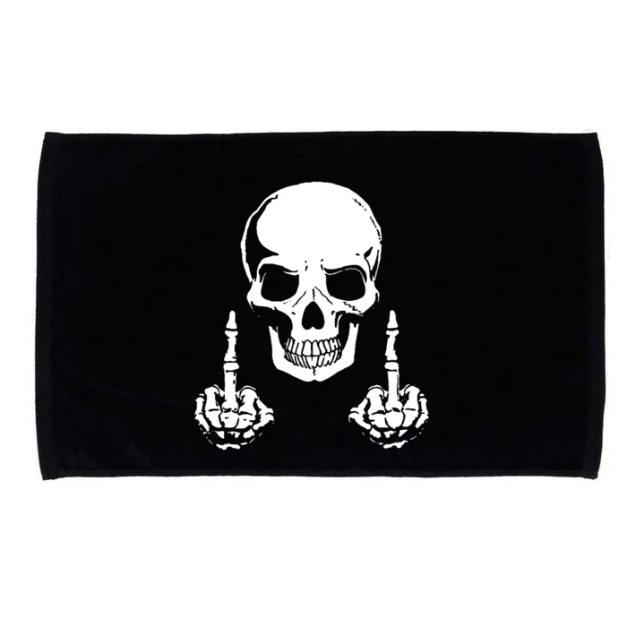 Rude Offensive Finger Microfiber Hand Towel