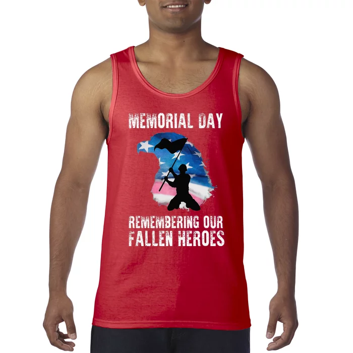 Remembering Our Fallen Heroes Memorial Day Tank Top