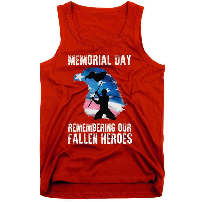 Remembering Our Fallen Heroes Memorial Day Tank Top