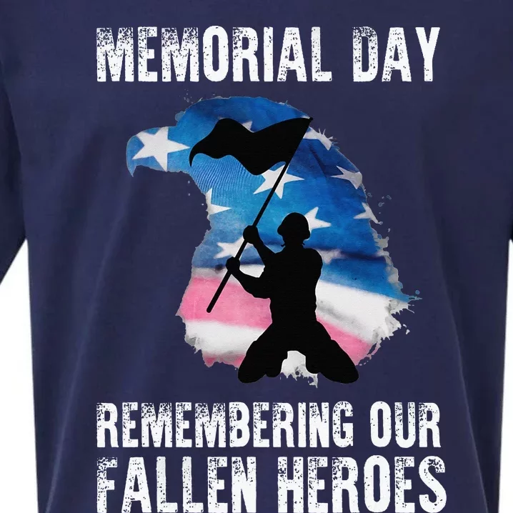 Remembering Our Fallen Heroes Memorial Day Sueded Cloud Jersey T-Shirt