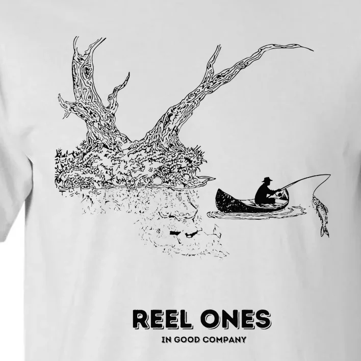 Reel Ones Fishing In Good Company Tall T-Shirt