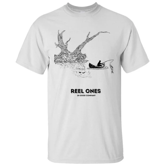 Reel Ones Fishing In Good Company Tall T-Shirt