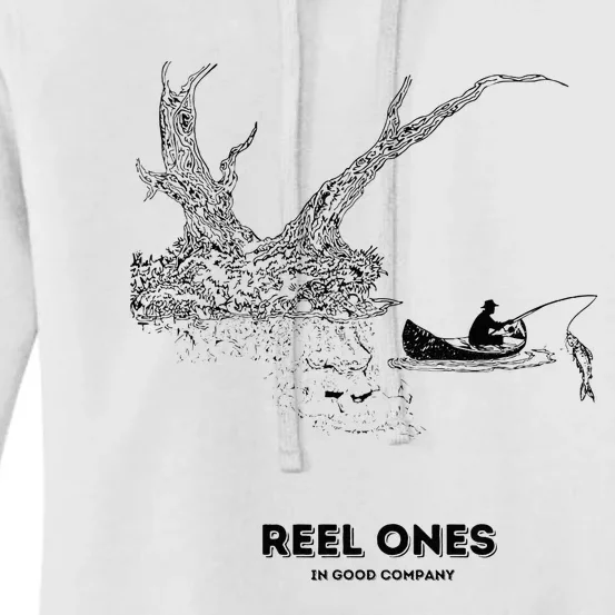 Reel Ones Fishing In Good Company Women's Pullover Hoodie