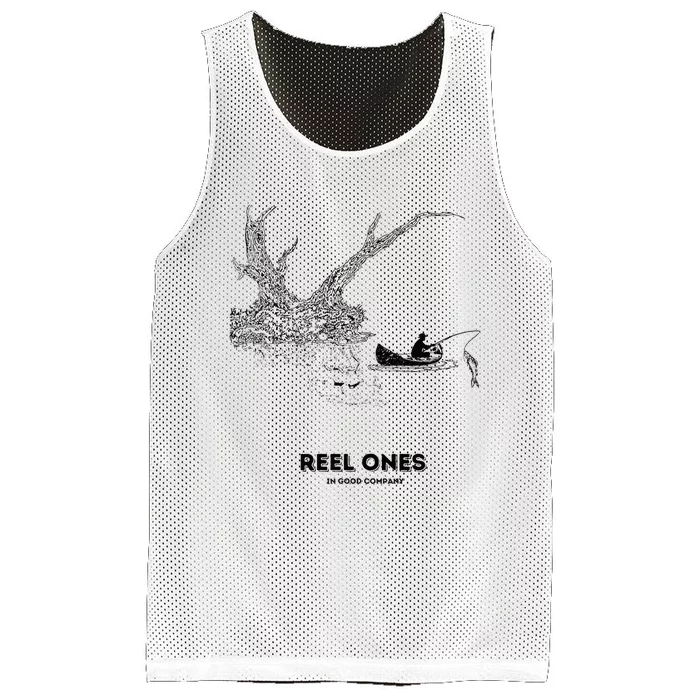 Reel Ones Fishing In Good Company Mesh Reversible Basketball Jersey Tank